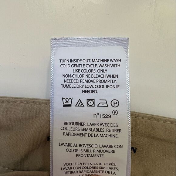 Polo Ralph Lauren Performance Shorts Khaki Golf Preppy Size 34 - Picture 5 of 7